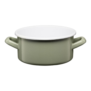 Rondel emaliowany gładki GORDON 16cm/1,5l mięta